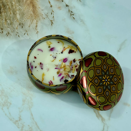 Candle In Tin - Three Bears Emporium