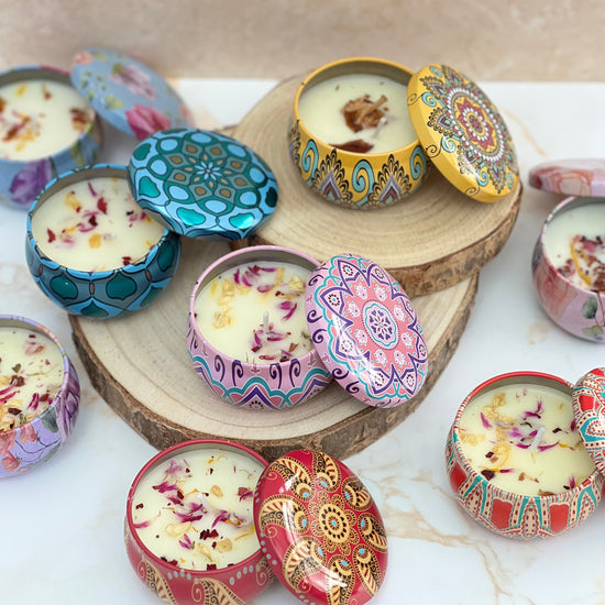 Candle In Tin - Three Bears Emporium