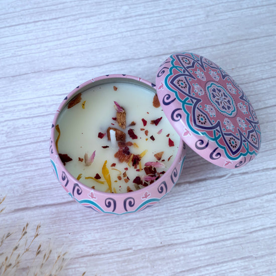 Candle In Tin - Three Bears Emporium