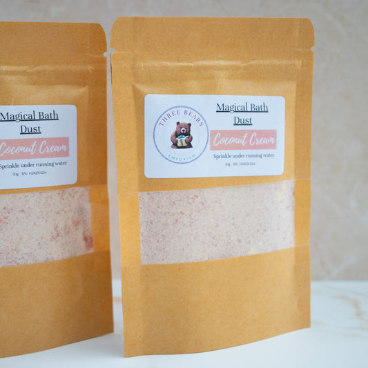 Coconut Cream Bath Dust - Three Bears Emporium