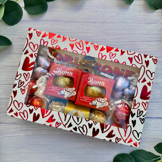Hearts and Chocolate Hamper - Three Bears Emporium
