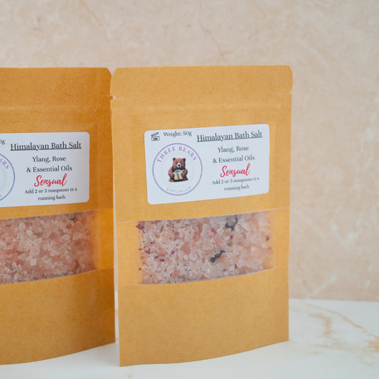 Himalayan Bath Salt - Ylang & Rose - Three Bears Emporium