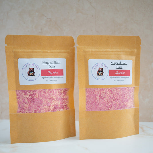 Jasmine & Cashmere Bath Dust - Three Bears Emporium