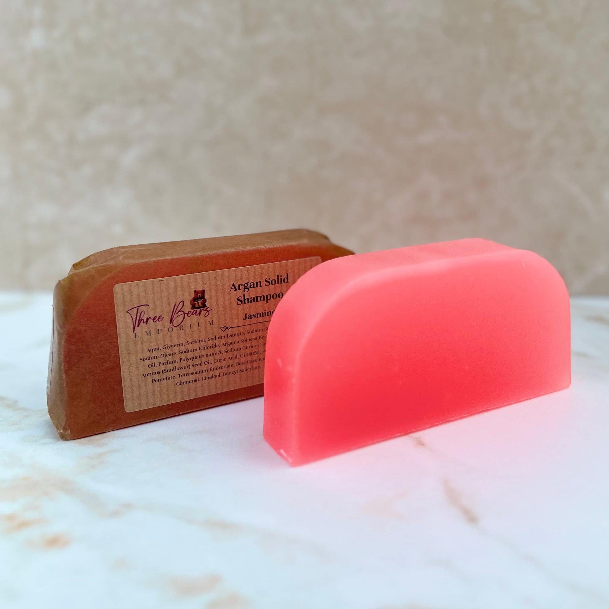 Jasmine Solid Shampoo Bar - Three Bears Emporium