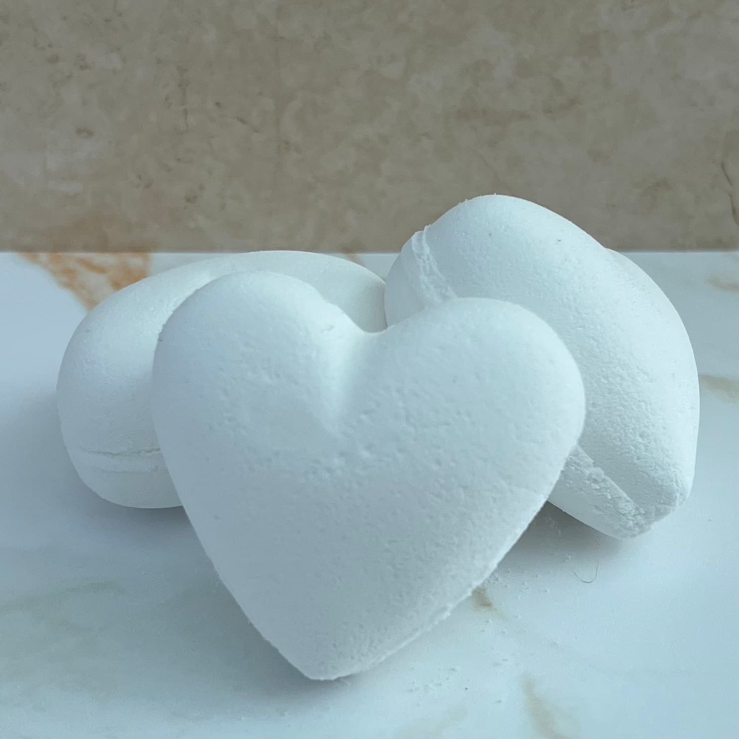 Love Heart Bath Bombs - Three Bears Emporium