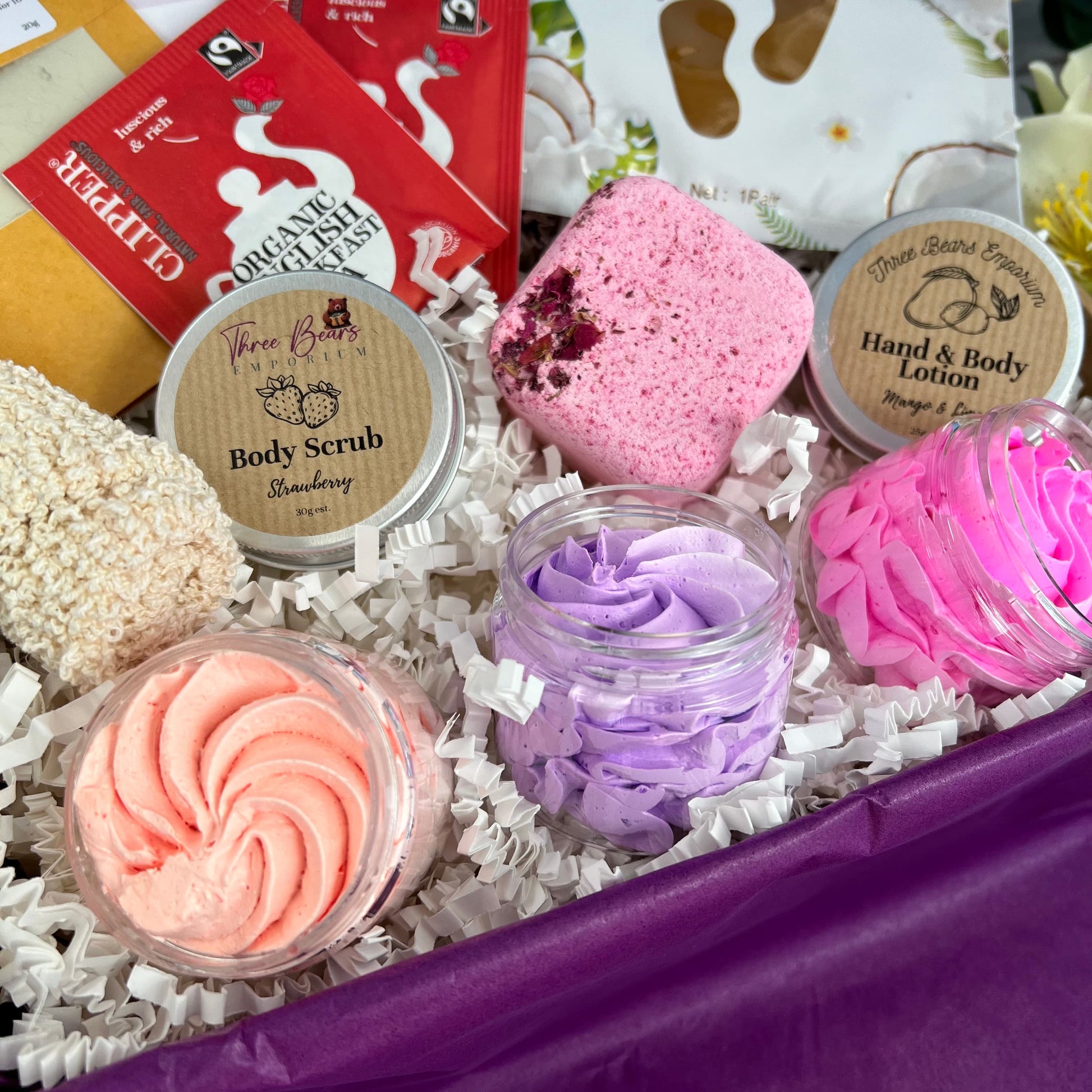 Luxurious Shower Surprise for Women | Ready To Go Gift Box - Three Bears Emporium