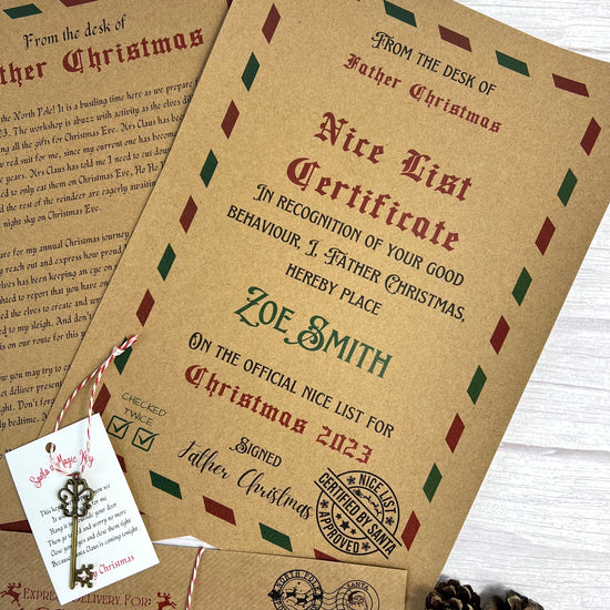 Personalised Letter from Santa - Three Bears Emporium