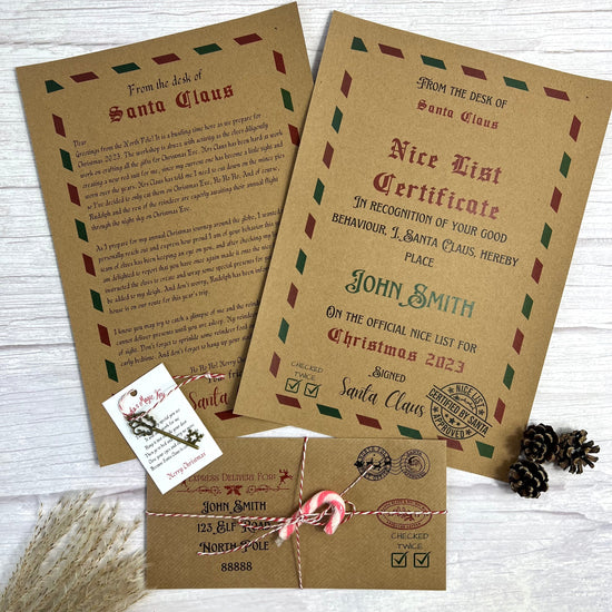 Personalised Letter from Santa - Three Bears Emporium