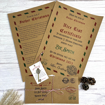 Personalised Letter from Santa - Three Bears Emporium