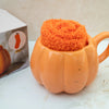 Pumpkin Mug With Socks - Three Bears Emporium
