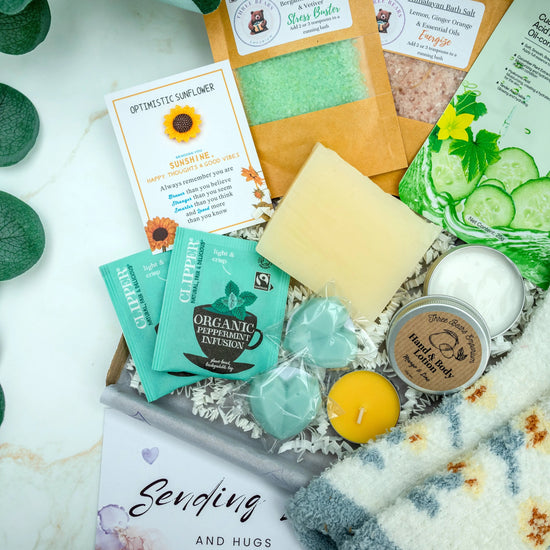 Sunshine Vibes | Self - Care Pamper Gift Box for Women - Three Bears Emporium