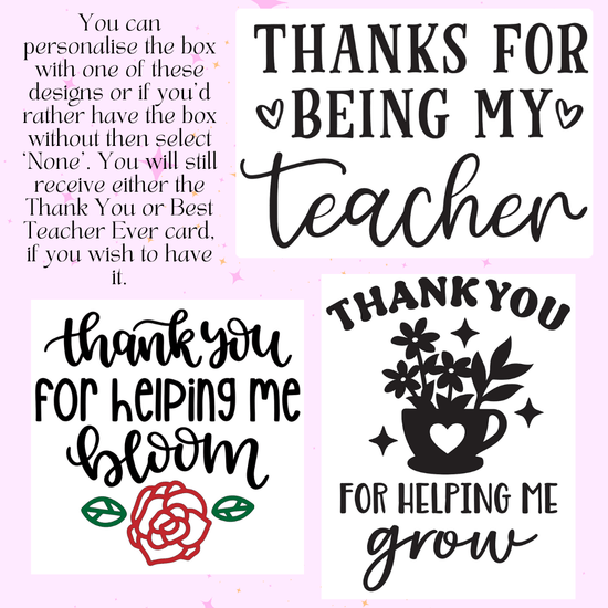 Teacher Treat Box | Thank You Gift - Three Bears Emporium