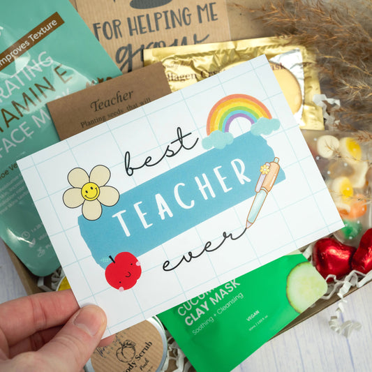 Thank You Teacher Gift Box – Pampering Self Care Set - Three Bears Emporium