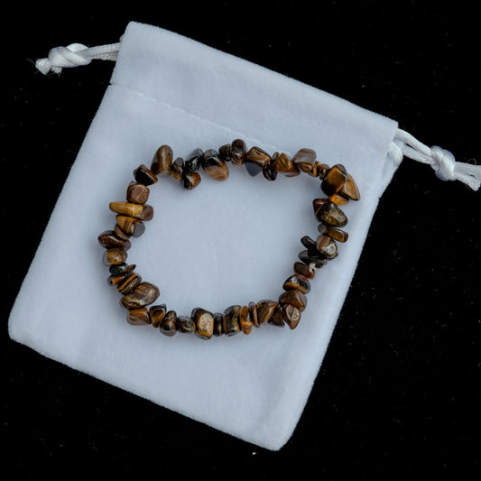 Tigers Eye Chip - stone Bracelet - Three Bears Emporium