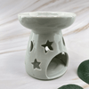 Moon & Stars White Wax Melt Burner - Three Bears Emporium