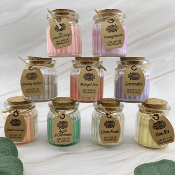 Soy Wax Candles In Pots - Three Bears Emporium