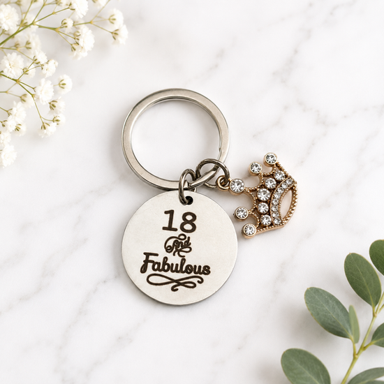 18th Birthday Keyring