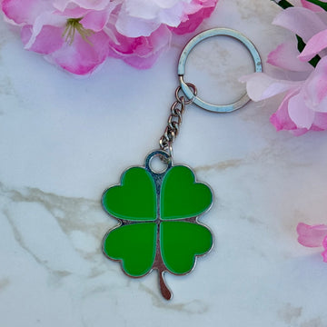 Good Luck Clover Keyring
