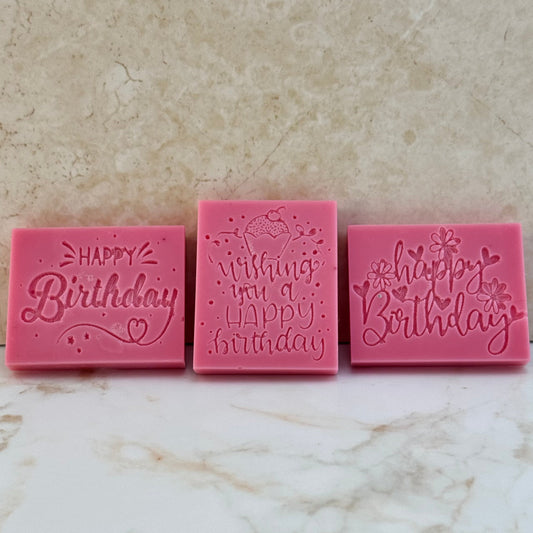 3 Birthday Wax Melts - Three Bears Emporium