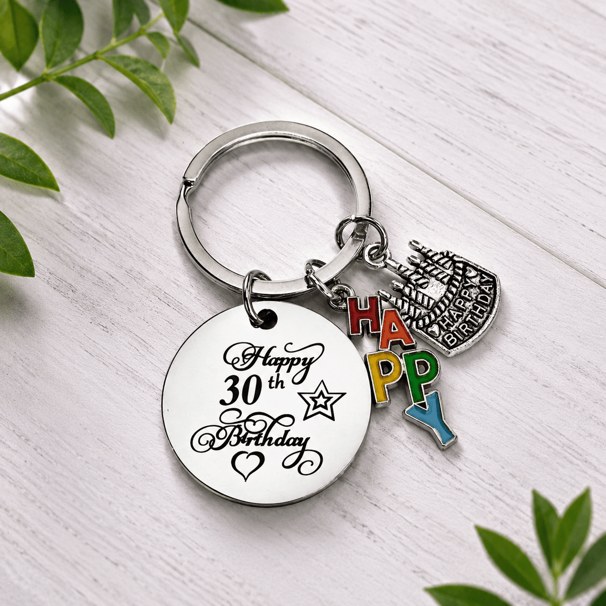 30th Birthday Keyring - Three Bears Emporium