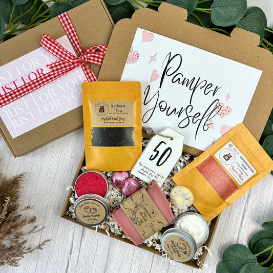 50 & Glowing | Letterbox Birthday Gift For Women - Three Bears Emporium