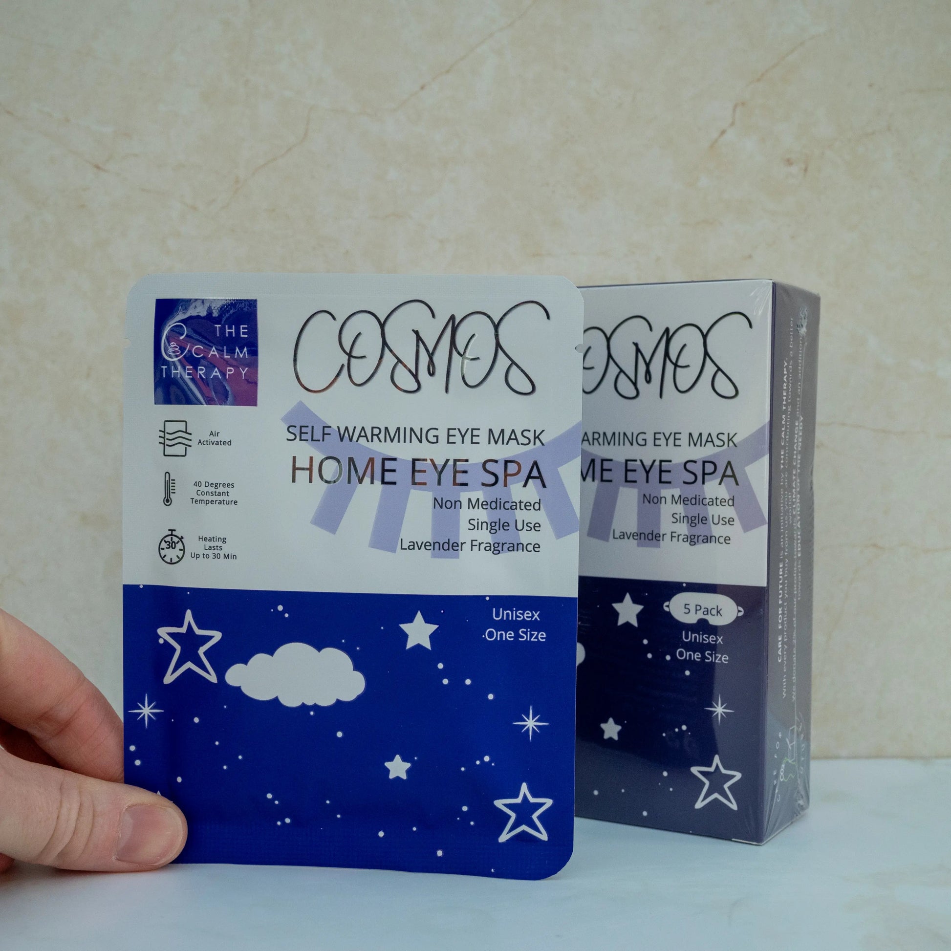 5x Self Warming Eye Mask - Lavender - Three Bears Emporium