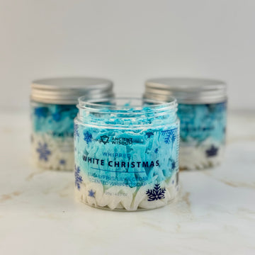 White Christmas Whipped Soap