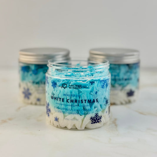 White Christmas Whipped Soap