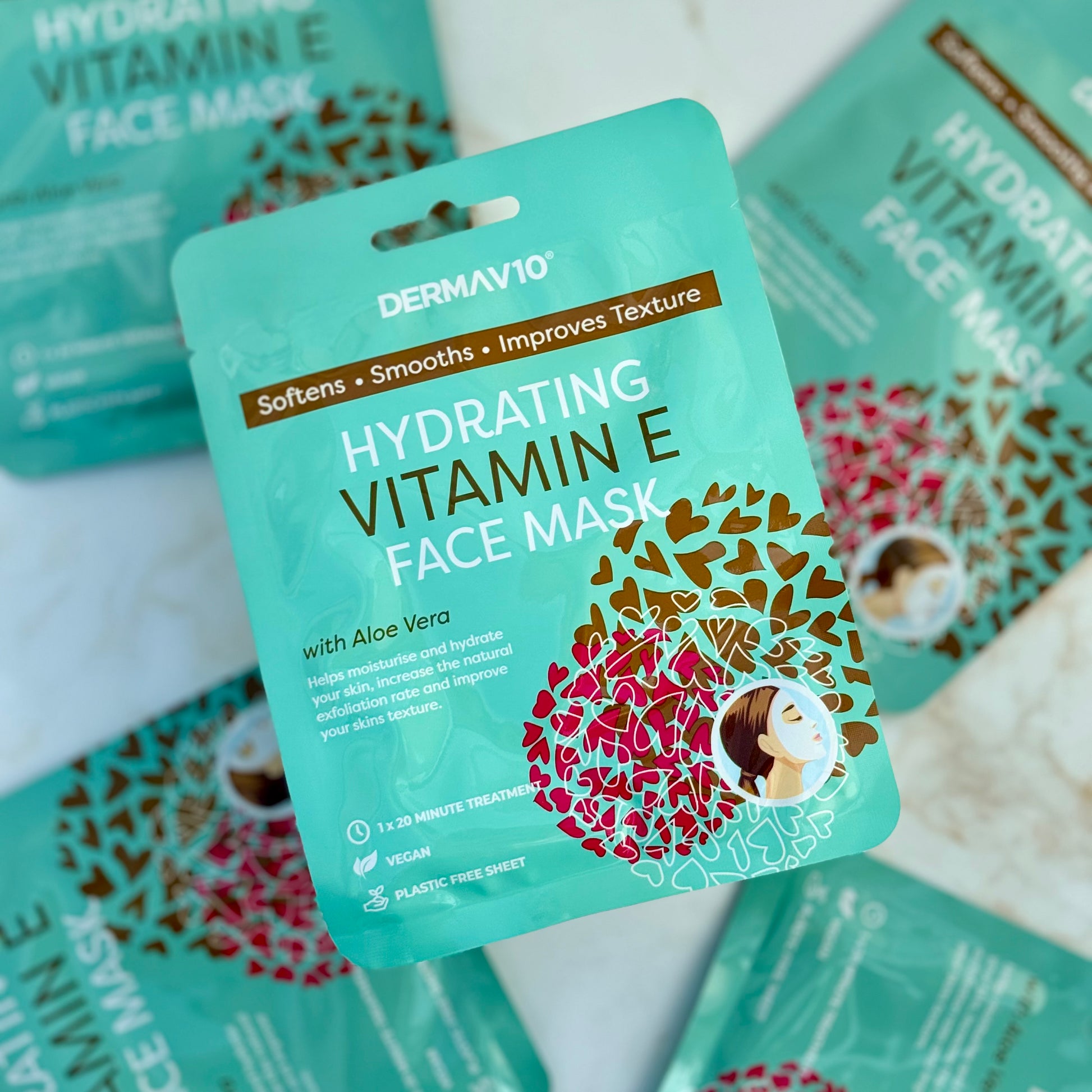 Hydrating Vitamin E sheet face mask