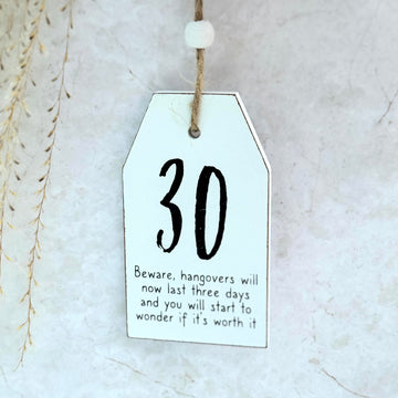 30th Birthday Sign