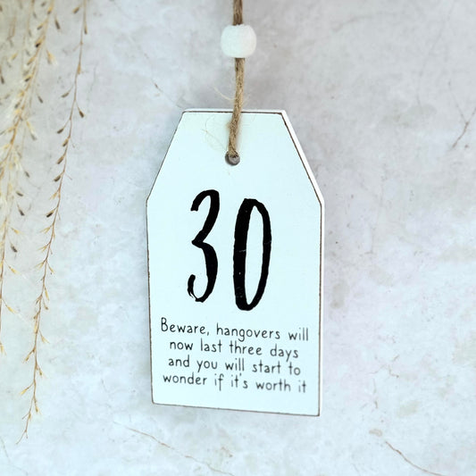 30th Birthday Sign