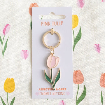 Affection & Care Tulip Keyring