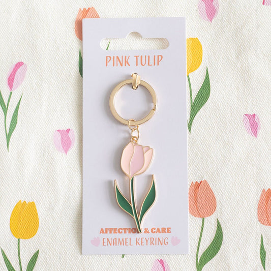 Affection & Care Tulip Keyring