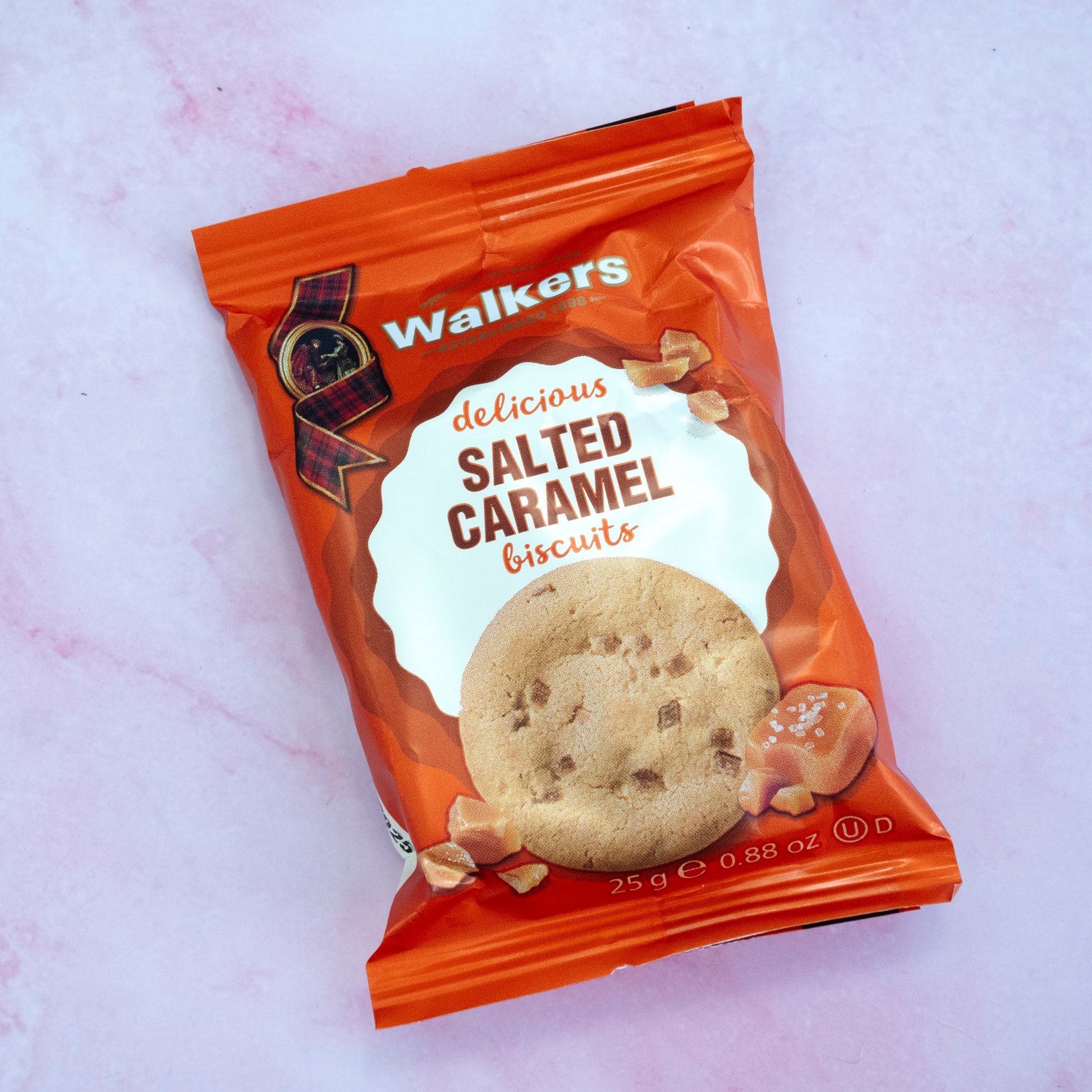 Salted Caramel Walkers Biscuit Packet of 2