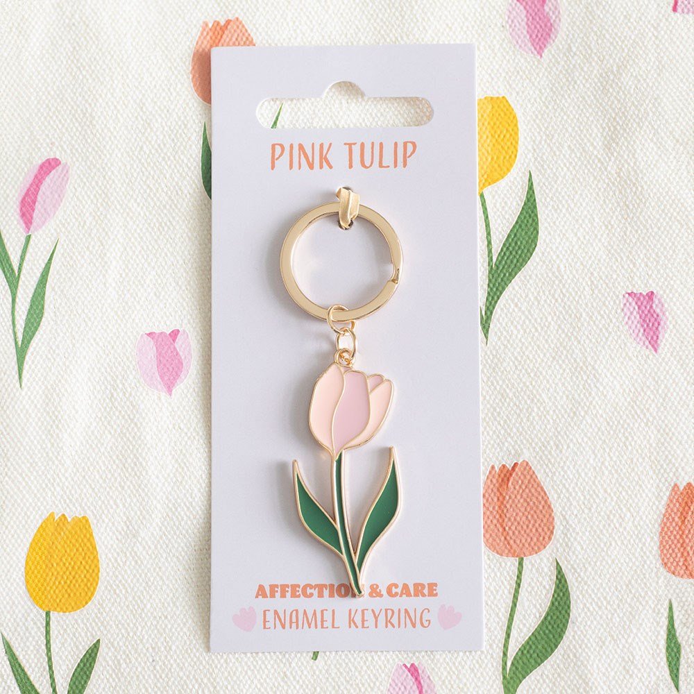Affection & Care Tulip Keyring - Three Bears Emporium