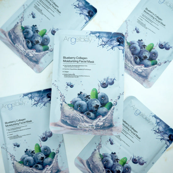 Blueberry Collagen Face Sheet Mask - Three Bears Emporium