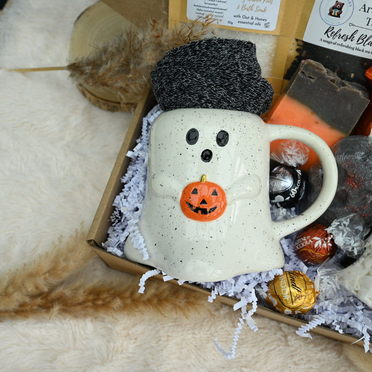Boo Basket | Autumn Gift For Him - Three Bears Emporium