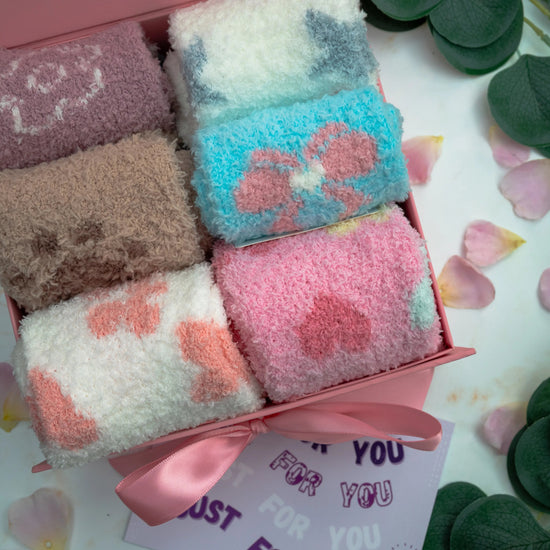 Box Of Cosy Socks - Three Bears Emporium
