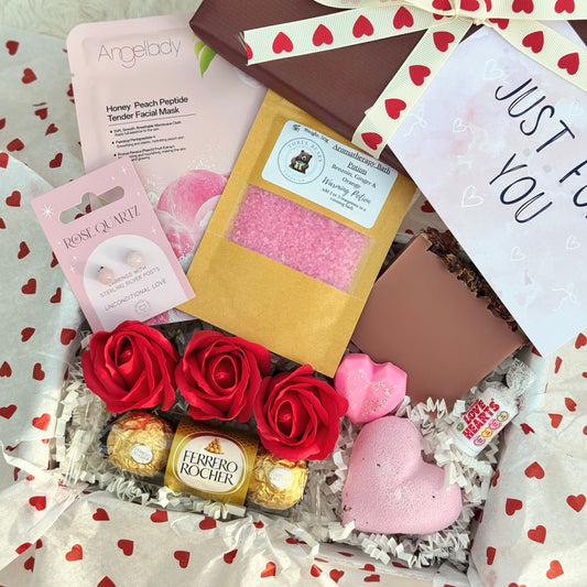 Box of Hugs & Roses | Gift For Her - Three Bears Emporium