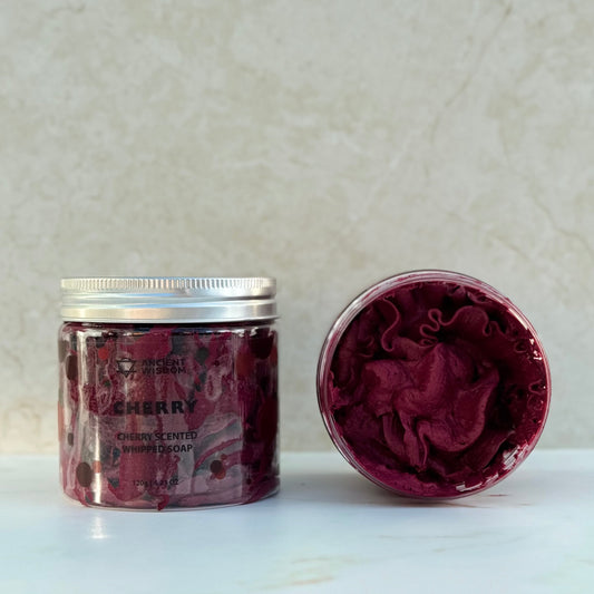 Cherry Whipped Soap - Three Bears Emporium