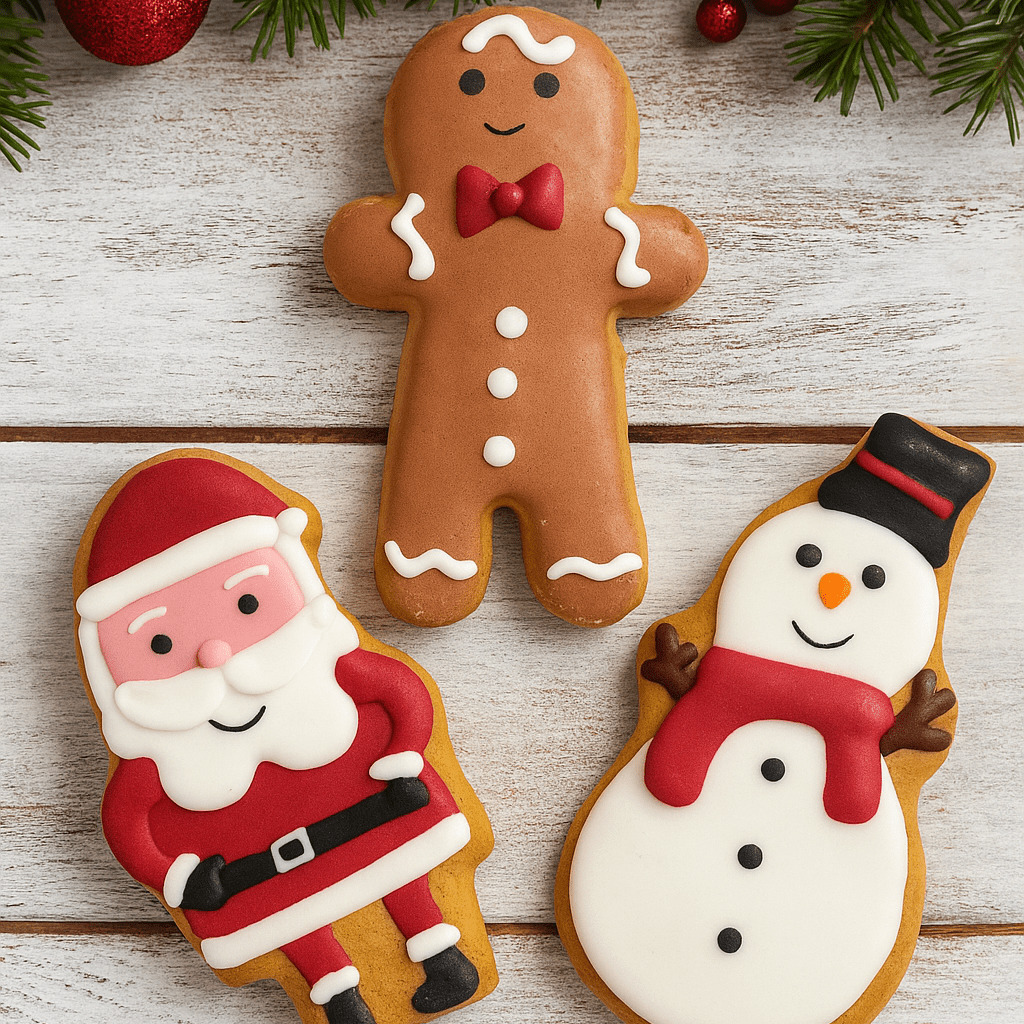 Christmas Iced Biscuit - Three Bears Emporium