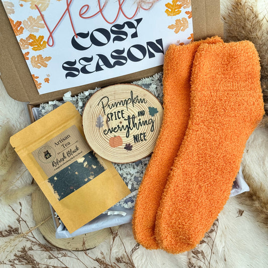 Cosy Mini Autumn Letterbox Gift - Three Bears Emporium