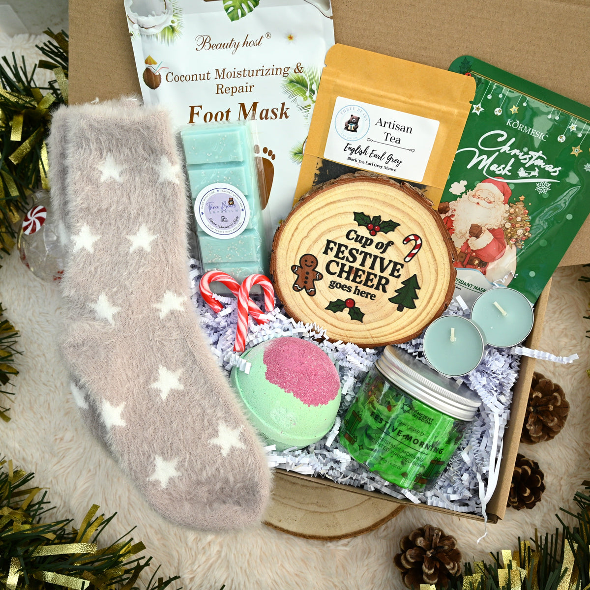 Festive Cheer Gift Set | Christmas Hamper - Three Bears Emporium