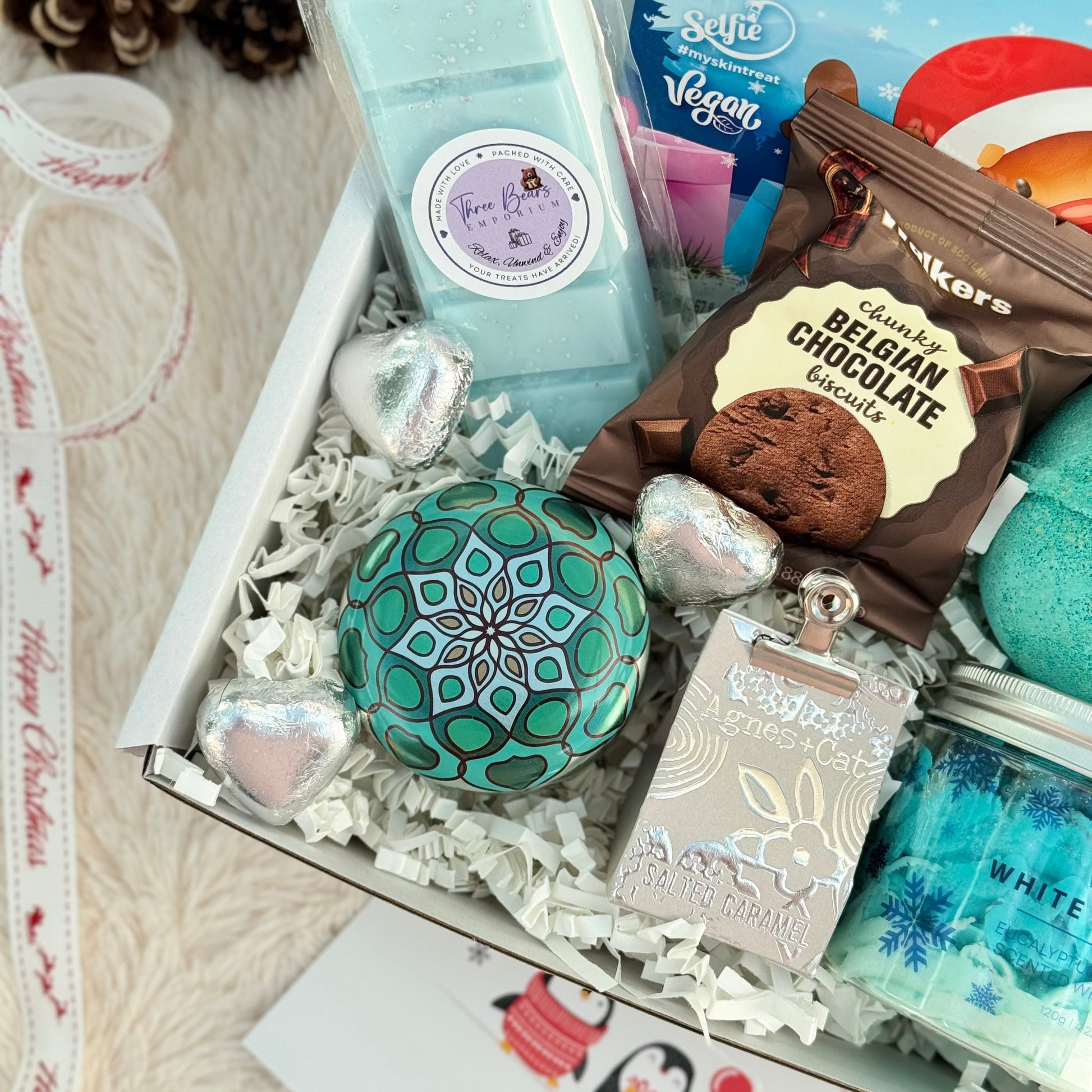 Frosted Blue | Christmas Hamper For Her - Three Bears Emporium
