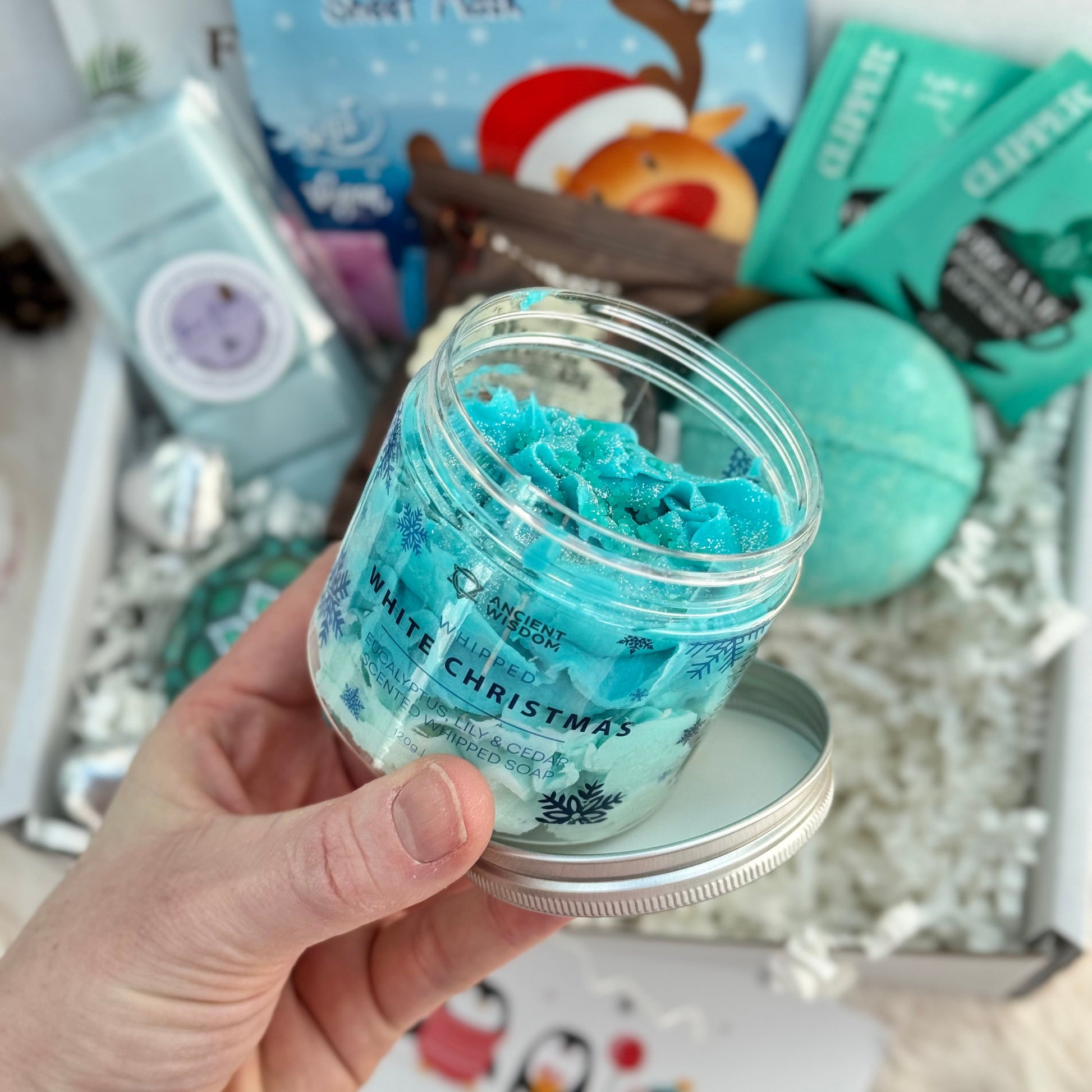 Frosted Blue | Christmas Hamper For Her - Three Bears Emporium