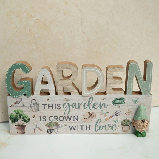 Garden Wall Sign - Three Bears Emporium