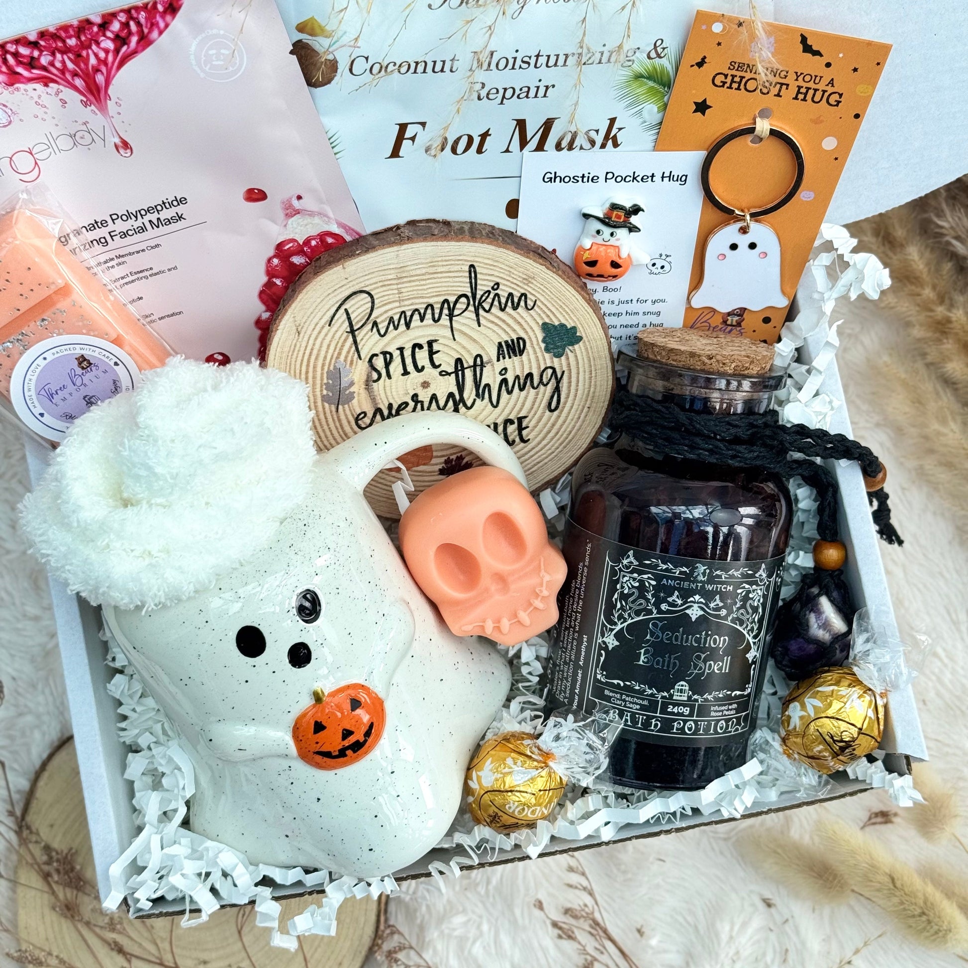 Ghosts & Potions Boo Basket | Halloween Gift Box - Three Bears Emporium