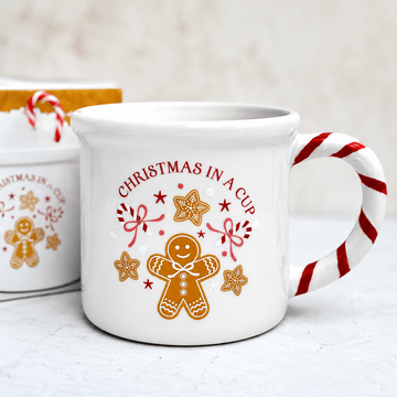 Gingerbread Christmas In A Cup Mug - Three Bears Emporium