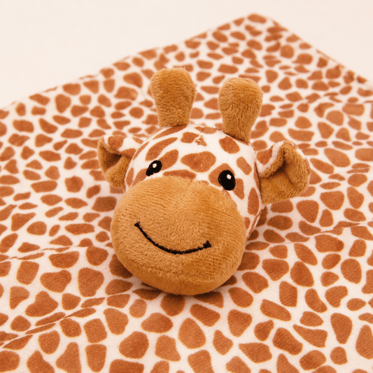 Giraffe Baby Plush Comforter - Three Bears Emporium