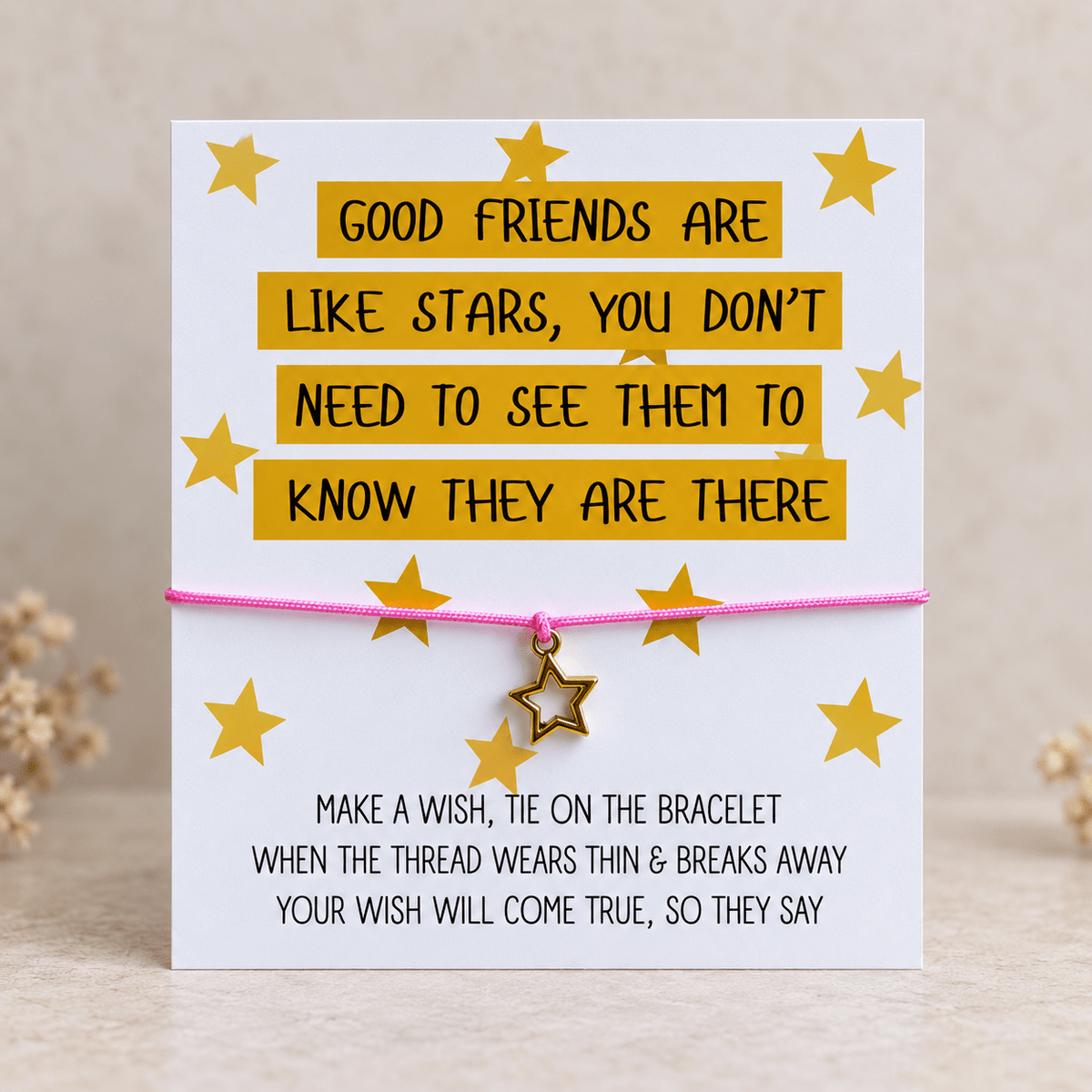 Good Friends Wish Bracelet - Three Bears Emporium